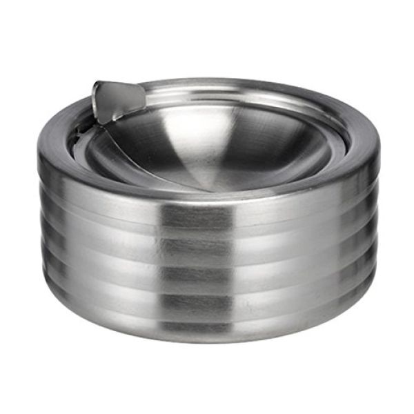 Klappaschenbecher aus Edelstahl