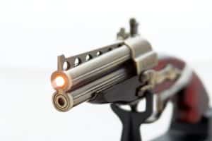 Flamme von Pistolenfeuerzeug
