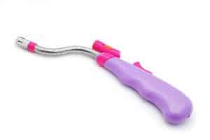 Flexibles Stabfeuerzeug in Lila und Pink